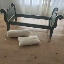Travesseiro de cama de madeira verde American Girl Josefina comprar usado  Enviando para Brazil