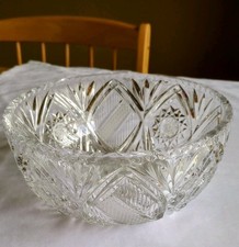 Vtg crystal bowl for sale  Aurora
