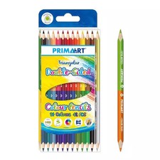 Kredki ołówkowe dwustronne, trójkątne, 24 kolory na sprzedaż Kredki ołówkowe dwustronne, trójkątne, 24 kolory na sprzedaż  PL