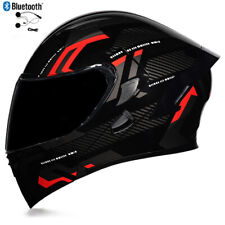Capacete de motocicleta DOT Bluetooth flip-up rosto inteiro lente dupla bicicleta capacete modular comprar usado  Enviando para Brazil