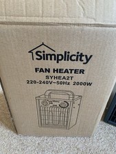 Greenhouse heater simplicity for sale  HARPENDEN