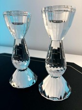 Pair lead crystal for sale  STROUD