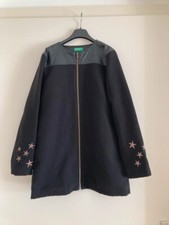 Cappotto bambina nero usato  Fermo