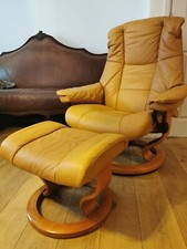 Ekornes stressless tan for sale  MARKET HARBOROUGH