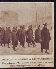 1916 recrues annamites d'occasion  France