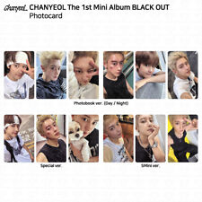 Cartão fotográfico oficial EXO CHANYEOL O 1º mini álbum black out dia noite mini versão comprar usado  Enviando para Brazil