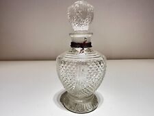 VINTAGE RARO COLECIONÁVEL LUXO VAZIO DE VIDRO OU CRISTAL FRASCO DE PERFUME "ADAM" comprar usado  Enviando para Brazil