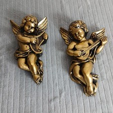 Vintage gold cherubs for sale  LEEDS