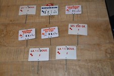 Lot étiquettes boucherie d'occasion  Bully-les-Mines