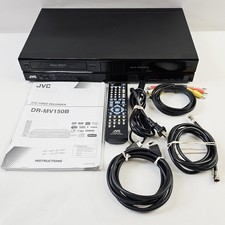 JVC DR-MV150B Gravador de DVD Combo VCR com Cabos Manuais Remotos Testados e Funcionando comprar usado  Enviando para Brazil
