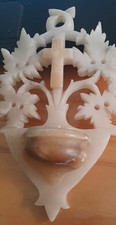 Bénitier albâtre blanc d'occasion  Épinal