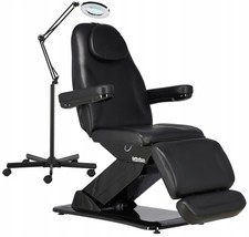 Zestaw SPA fotel kosmetyczny elektryczny + lampa lupa z statywem na kółkach na sprzedaż  PL