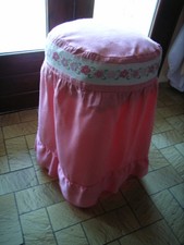 Housse juponnée tabouret d'occasion  Castelginest