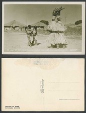 Cartão postal antigo Brasil RP ilha do bananal índio carajás dança dançarinos de aruana comprar usado  Enviando para Brazil