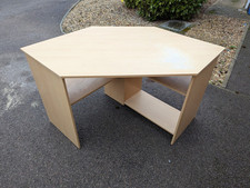 Wooden corner desk for sale  SUDBURY