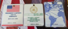 Conjunto de identificação/laminados de segurança de viagem President Carter International comprar usado  Enviando para Brazil