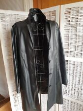 Manteau cuir noir d'occasion  Coudes