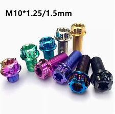Parafuso de flange de cabeça Torx de titânio Ti M10x10/15/20/25/30/35/40/45mm parafuso de motocicleta comprar usado  Enviando para Brazil