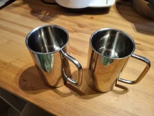 Edelstahlbecher kaffeebecher b gebraucht kaufen  Mainz