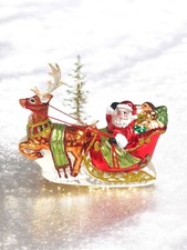 Santa festive sleigh for sale  Priest River