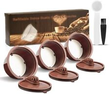 3 peças cápsulas de café recarregáveis cápsulas de café Nescafé xícara de creme para Dolce Gusto Maker Reino Unido  comprar usado  Enviando para Brazil