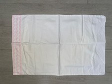 Vintage embroidered white for sale  TELFORD