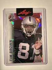 Tim Brown 2024 Leaf Football 1/1 pré-produção prova conjunto profissional retrô comprar usado Tim Brown 2024 Leaf Football 1/1 pré-produção prova conjunto profissional retrô comprar usado  Enviando para Brazil