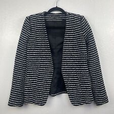 Chaqueta Blazer Theory Yaisa Purpose Negra Rayas Frente Abierto Mujer’s Petite segunda mano  Embacar hacia Argentina