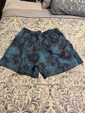 Bermuda Adidas masculina preta e turquesa média 5"" comprar usado  Enviando para Brazil