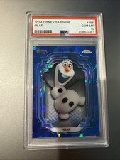 2024 Topps Chrome Disney Sapphire #155 Olaf Frozen PSA 10 Gem Estado perfeito comprar usado  Enviando para Brazil