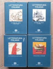 Letteratura italiana volumi usato  Moncalieri