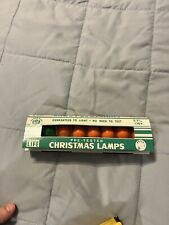 Usado, CONJUNTO DE LUZES DE NATAL NOMA pré-testado funcionando 7 lâmpadas lote laranja verde comprar usado  Enviando para Brazil