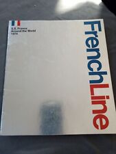 Folheto French Line SS France 1974 World Cruise comprar usado  Enviando para Brazil