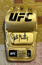 Justin Gaethje autógrafo assinado UFC MMA luva de luta lutador EUA o destaque comprar usado  Enviando para Brazil