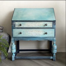Vintage oak writing for sale  PRENTON