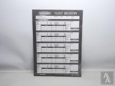 Fleet registry sheets for sale  WESTBURY