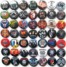 MOTORHEAD Button Badges Pins Lemmy Bomber Iron Fist Ace of Spades 1916 Lot of 49 comprar usado  Enviando para Brazil