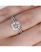 Moissanite 2.50 cushion for sale Moissanite 2.50 cushion for sale  Jamaica