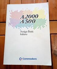 Manuale commodore amiga usato  Pescara