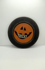 Halloween wood plate for sale  CHESTERFIELD