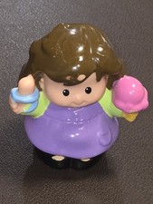 Chupeta Fisher Price Little People mãe menina com bebê e cone de sorvete comprar usado  Enviando para Brazil