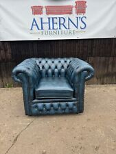 Vintage blue leather for sale  BOSTON