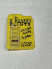 Ronson flints five for sale  Denton