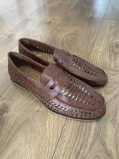 Topman brown leather for sale  HALESOWEN