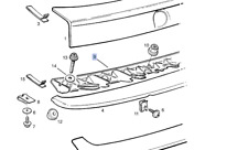Suporte de polimento para Opel Vauxhall Astra F 90452411 fabricante de equipamento original comprar usado  Enviando para Brazil