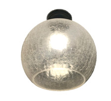 Crackle glass globe for sale  BARNSTAPLE
