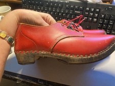 Red leather lace for sale  LEIGH