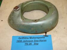 1950 51 Johnson Seahorse TN-26 5hp motor de popa tanque de combustível gasolina com tampa comprar usado  Enviando para Brazil