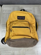 Jansport Originals JS00TYP7 Zamszowy dno Plecak Torba na książki Musztarda Żółta książka na sprzedaż  Wysyłka do Poland