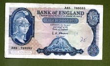 Bank england five for sale  SUNDERLAND